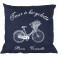 Navy Blue Pillow BICYCLETTE