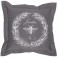 Grey Decorative Pillow JARDIN