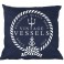 Navy Blue Pillow MARINE 1